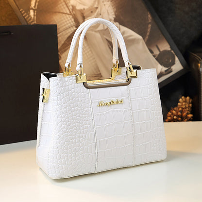 Crocodile Print Luxury Handbag