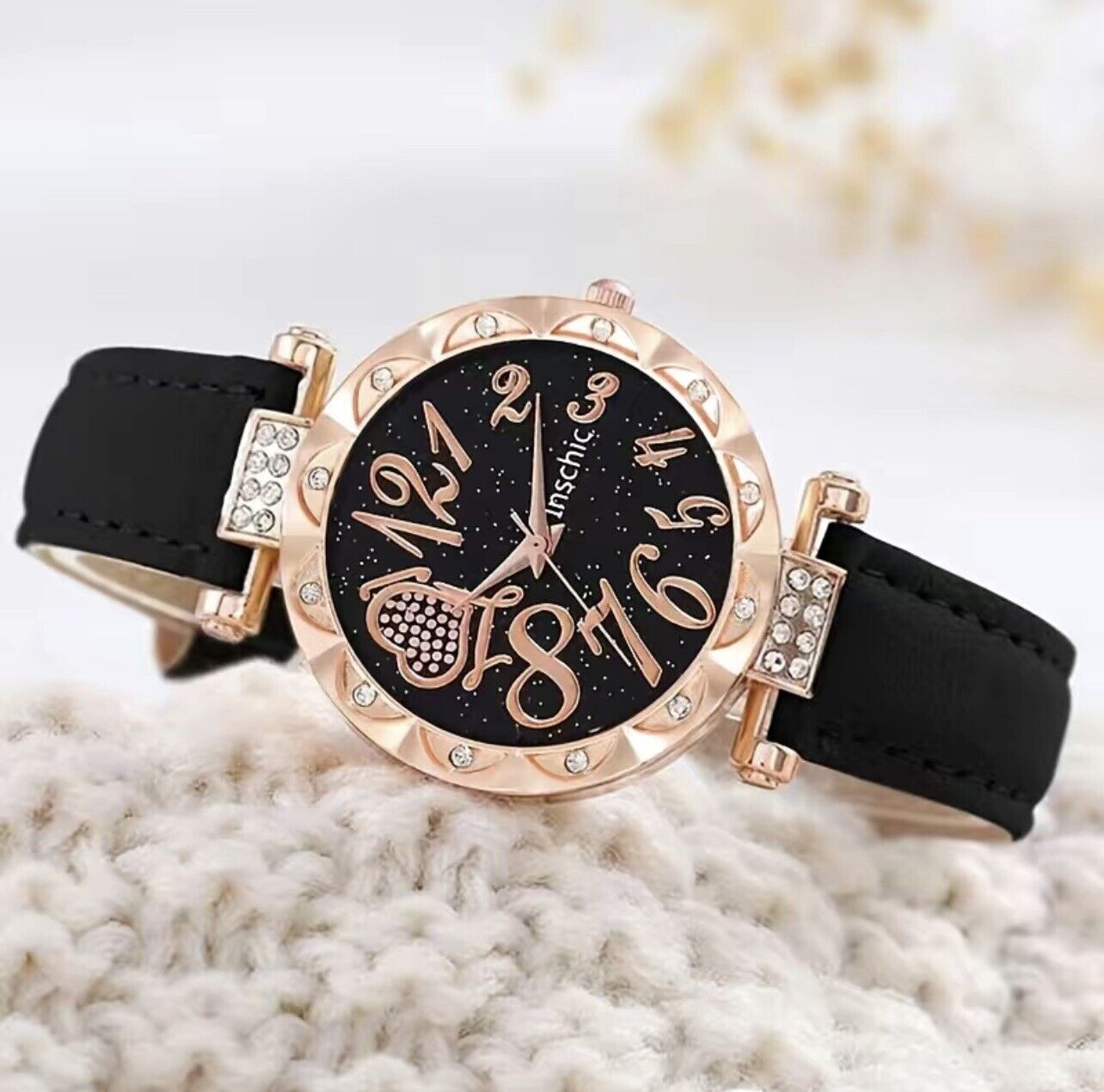 Elevate Your Style with Women's Quartz Watch and Bracelet Set