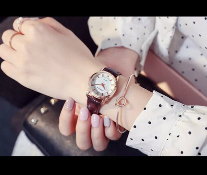 Rose Gold Mreurio Quartz Watch - Elegant Timepiece