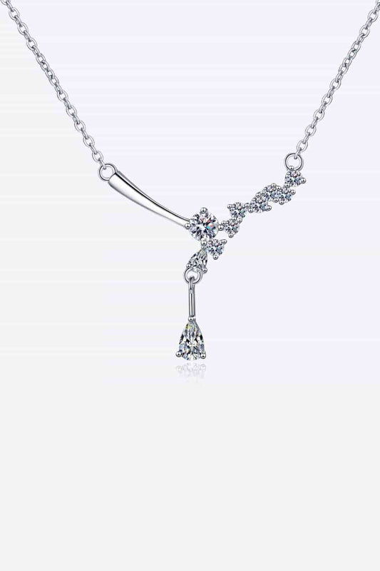 Collarbone Cluster Sterling Silver Necklace (1 Carat)